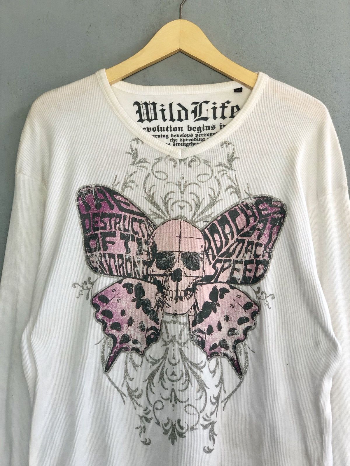 Hysteric Glamour Wild Lite Skull fly long sleeve Ifsixwasnine lgb style Size US L / EU 52-54 / 3 - 2 Thumbnail