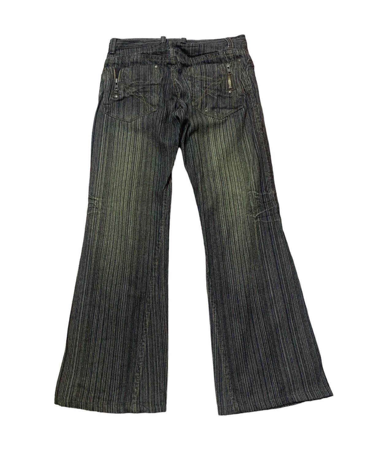 Japanese Brand Flare Japanese Brand IKKA Washed Denim Size US 33 - 2 Thumbnail