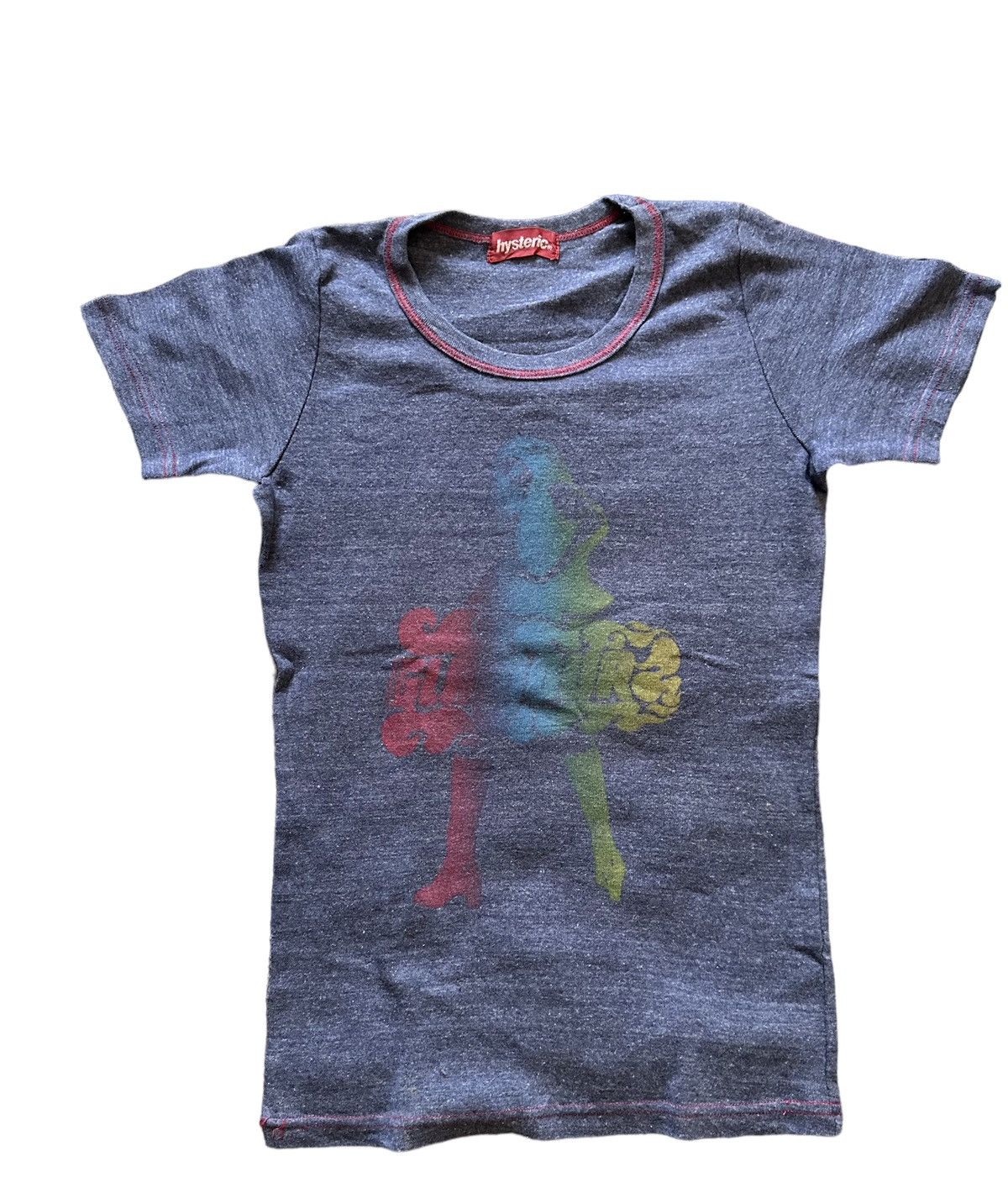 image of Hysteric Glamour Tshirt in Charcoal, Women's (Size Small)