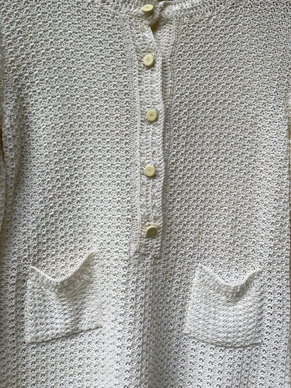 Chanel 2002 Chanel Crochet Henley Sweater Size S / US 4 / IT 40 - 17 Thumbnail