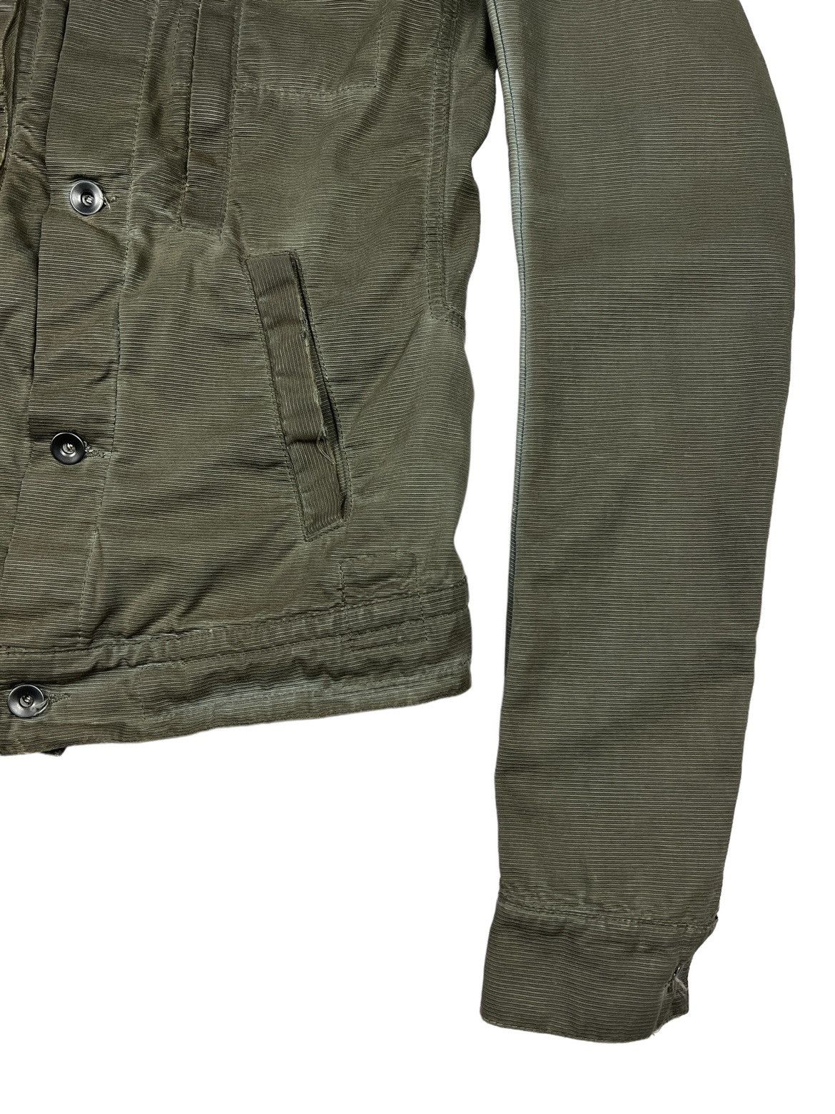 Rick Owens Archive FW07 Rick Owens DRKSHDW Waxed Grosgrain Jacket Size US S / EU 44-46 / 1 - 4 Thumbnail
