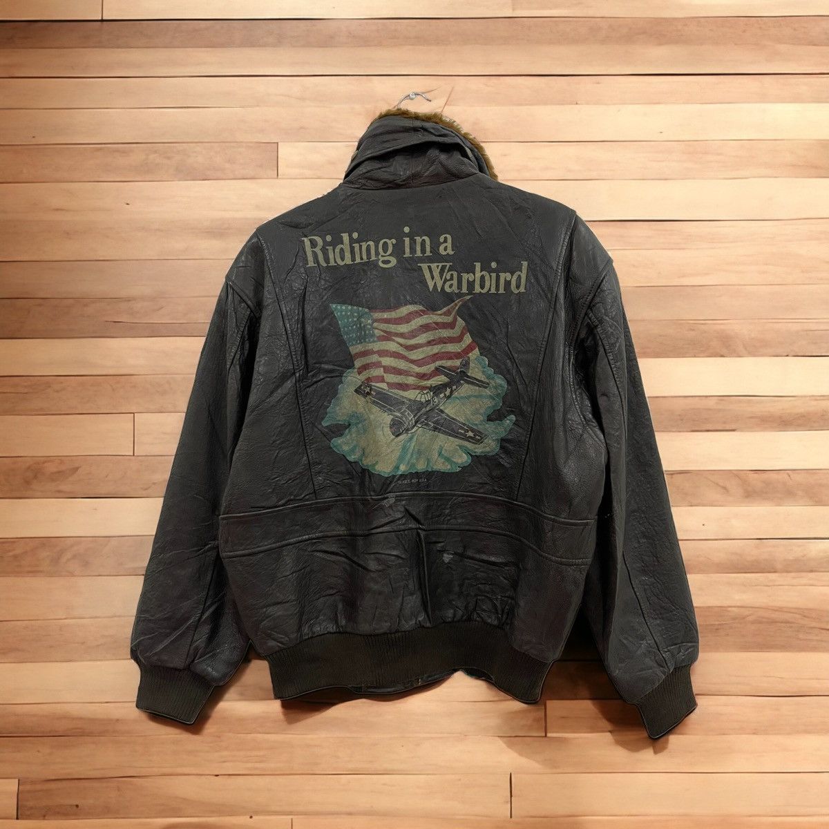 Bugle Boy × Vintage Vintage Bugle Boy U.S.A Flight Bomber Jacket Size US L / EU 52-54 / 3 - 4 Thumbnail