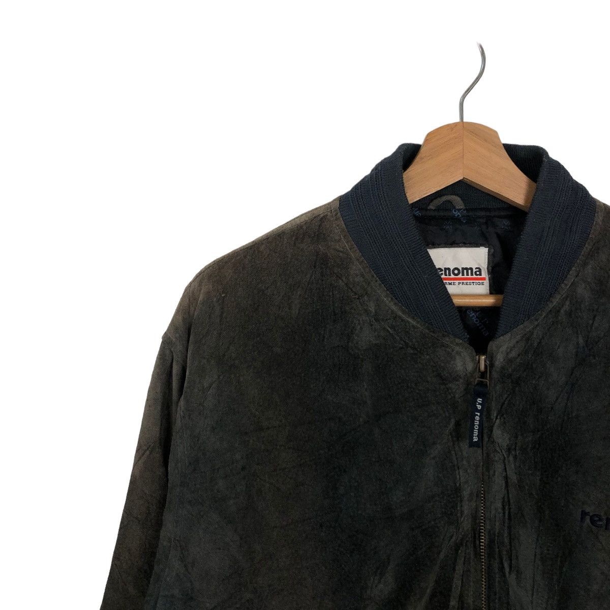 Genuine Leather VINTAGE GENUINE LEATHER BOMBER JACKET UP RENOMA JAPAN Size US M / EU 48-50 / 2 - 7 Thumbnail