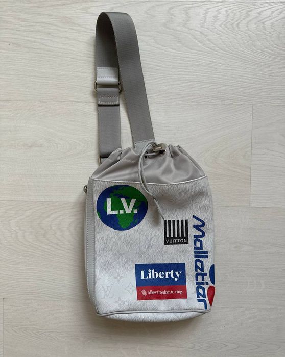Louis Vuitton Louis Vuitton Chalk Sling Monogram Logo Story Bag