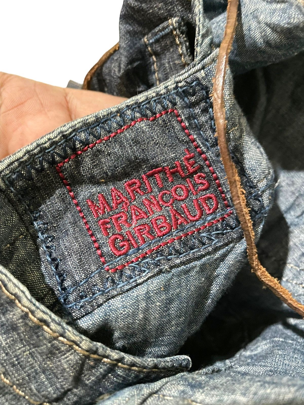 Marithe + Francois Girbaud × Vintage Very Rare🔥Marithe Francoise Girbaud Knee Quarter Jumpsuit Size 32" / US 10 / IT 46 - 16 Thumbnail