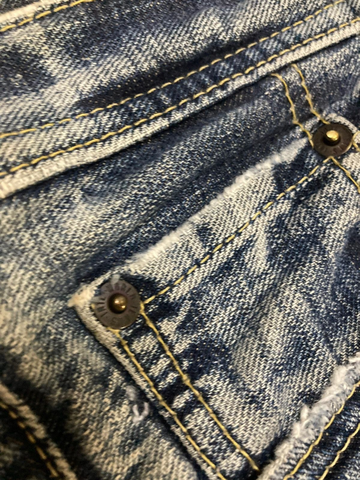 Japanese Brand × Vintage Vintage 90s Japanese Straight Cut Kaihara Jeans Size US 32 / EU 48 - 9 Thumbnail