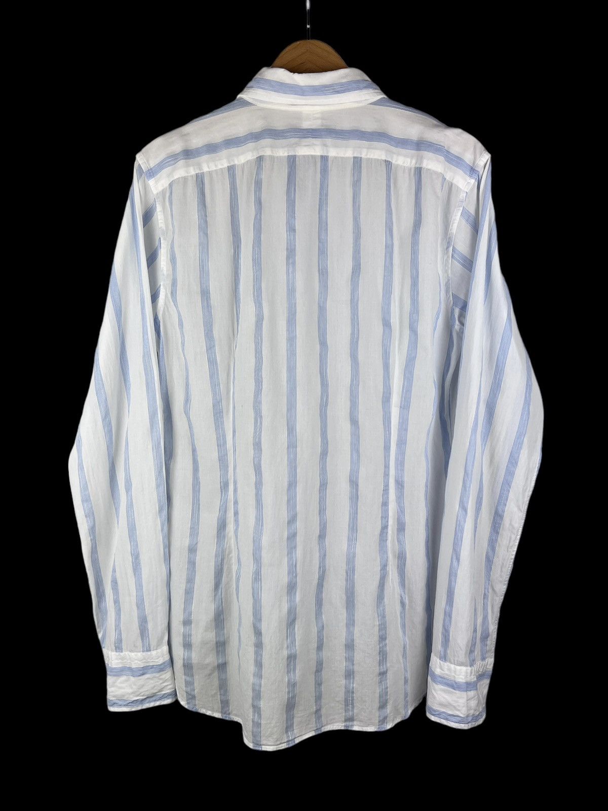 Jil Sander Jill Sander Stripes Button Up Shirt Size US S / EU 44-46 / 1 - 2 Thumbnail