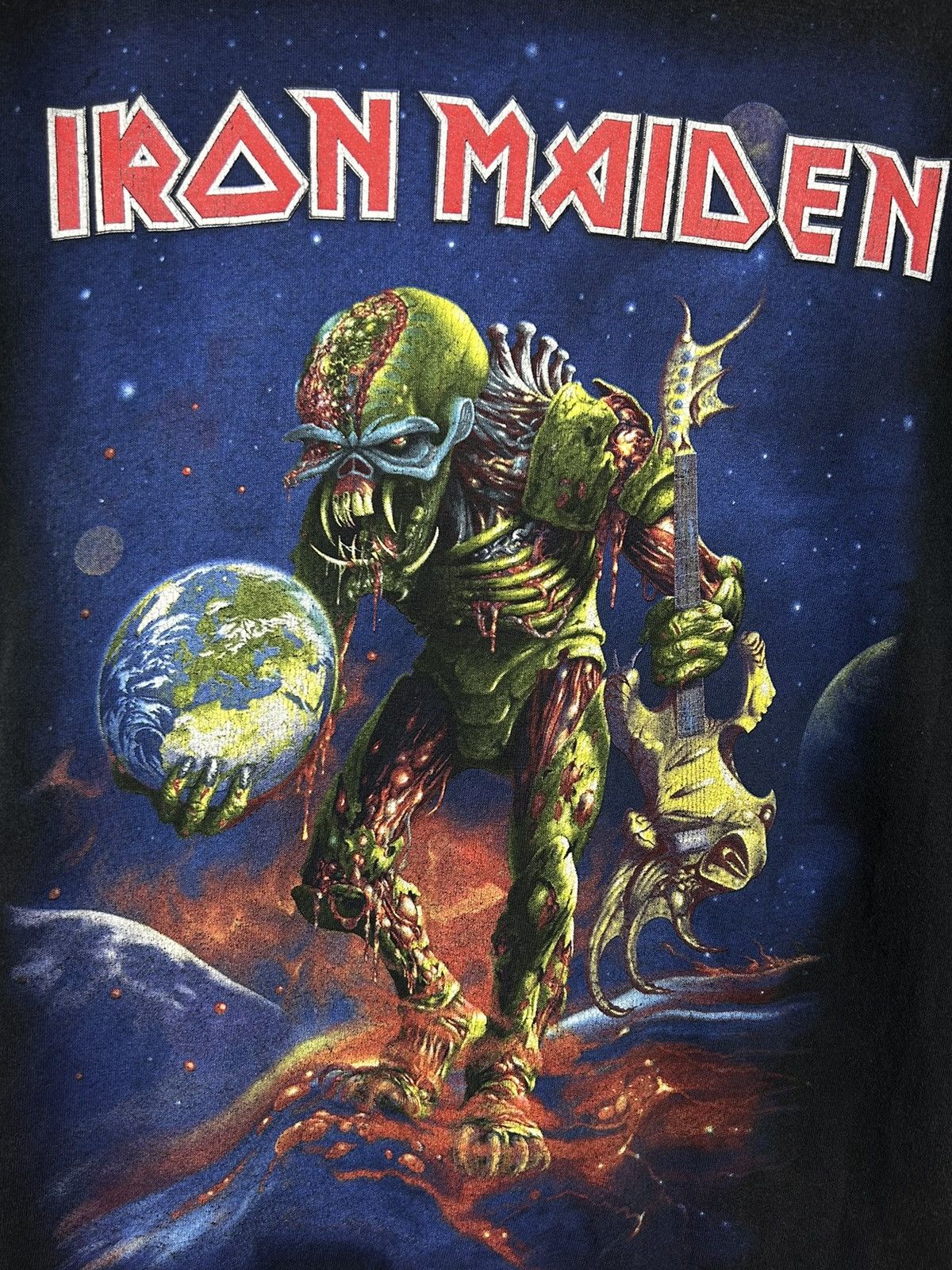 Band Tees Vintage Iron Maiden The Final Frontier 2011 Tour T-Shirt Size US S / EU 44-46 / 1 - 2 Thumbnail