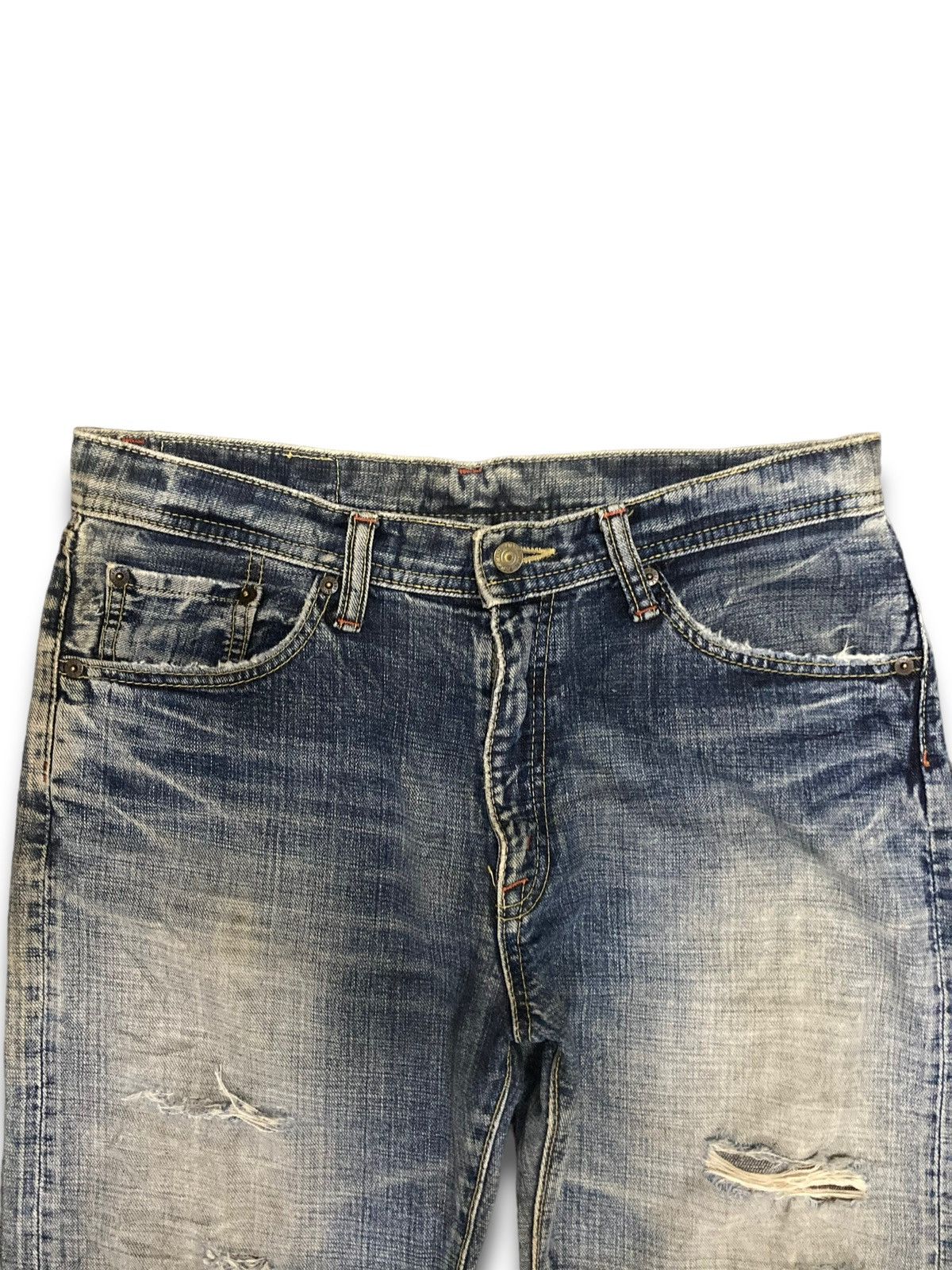 Japanese Brand × Vintage Vintage 90s Japanese Straight Cut Kaihara Jeans Size US 32 / EU 48 - 4 Thumbnail