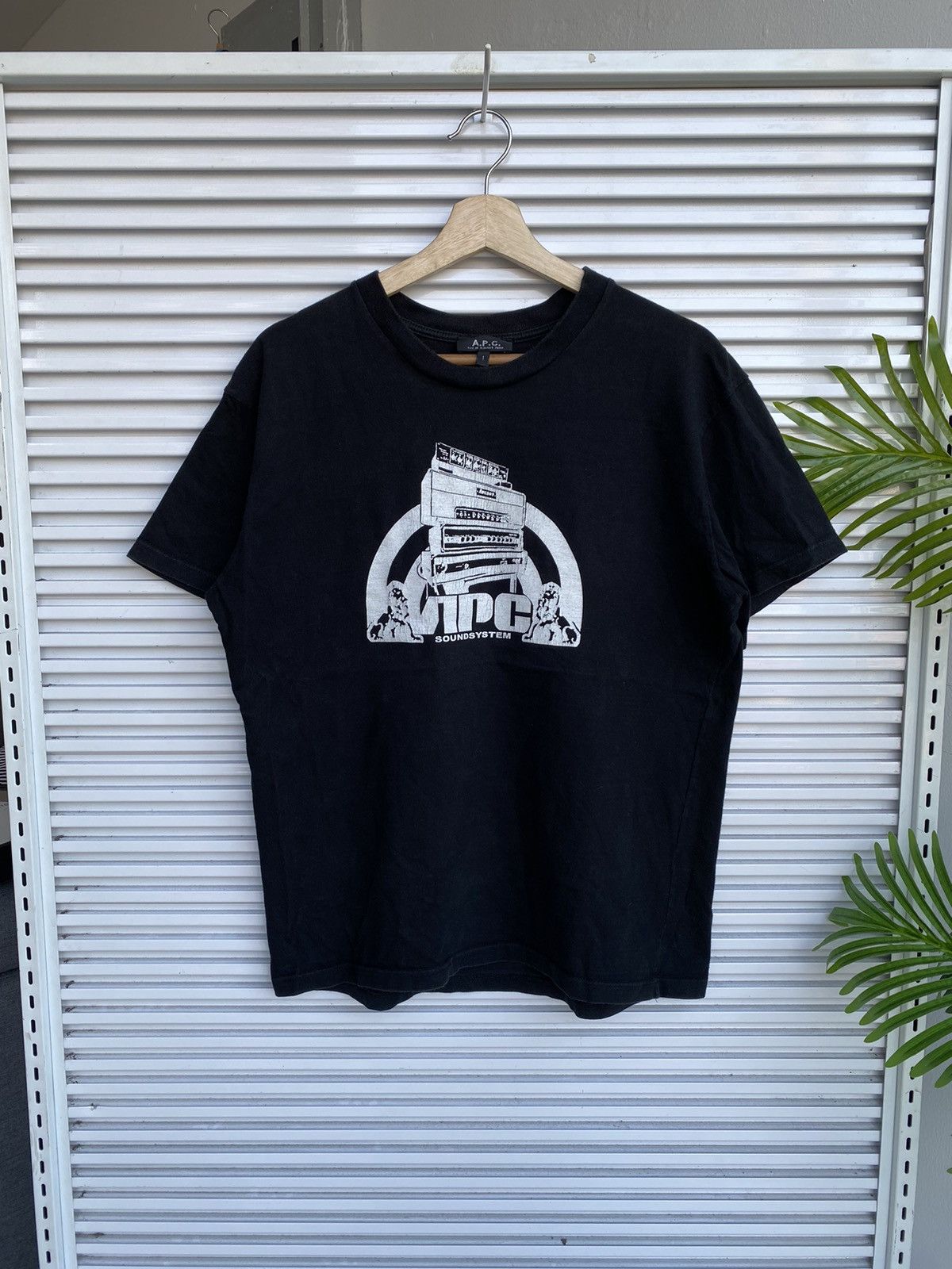 A.P.C. Vintage APC SoundSystem Tees / Stone Travis Scott Island Size US M / EU 48-50 / 2 - 2 Thumbnail