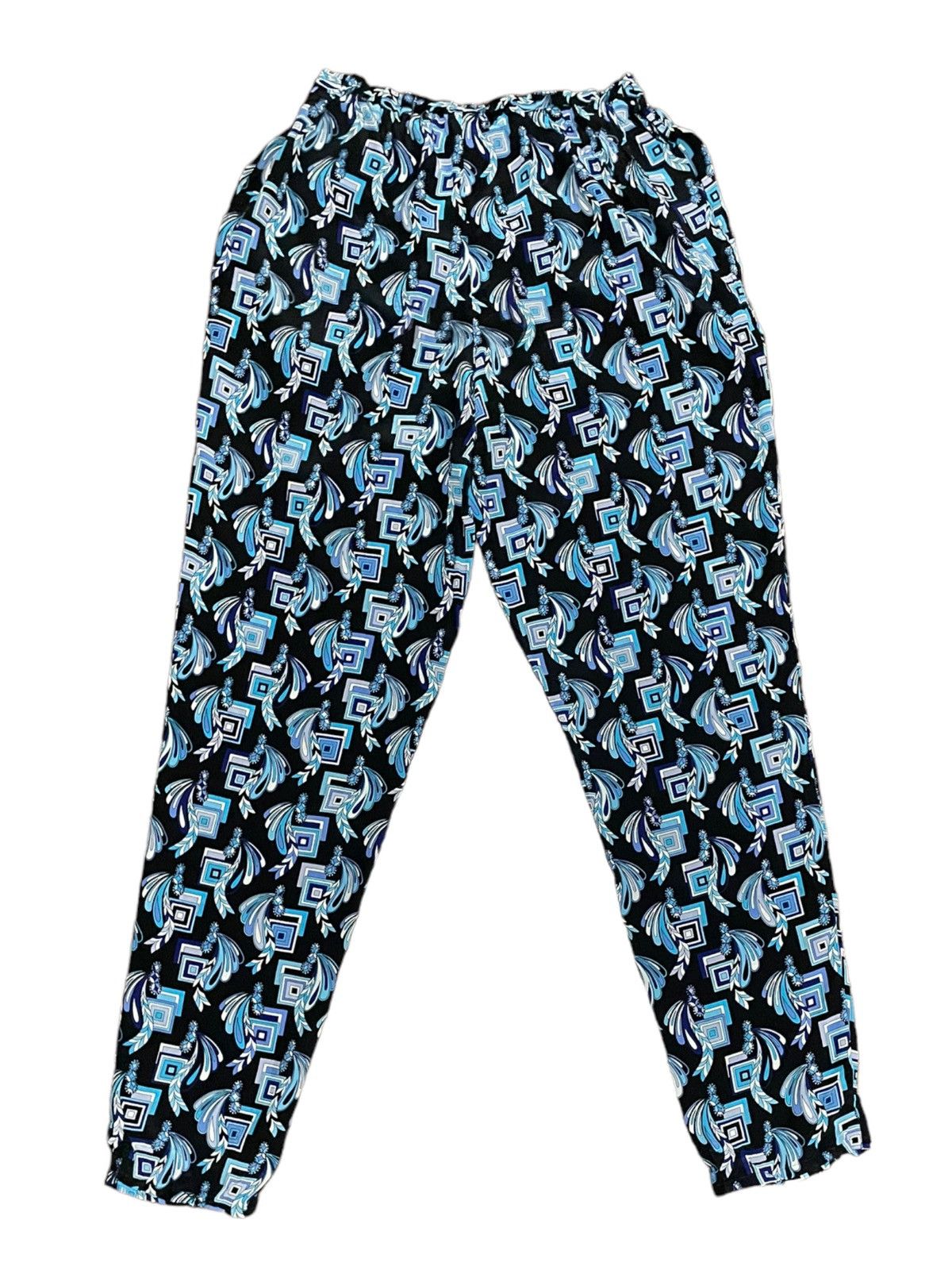 Emilio Pucci Emilio Pucci 💯 Silk Full-print Distressed Drawstring Pants Size 27" / US 4 / IT 40 - 9 Thumbnail