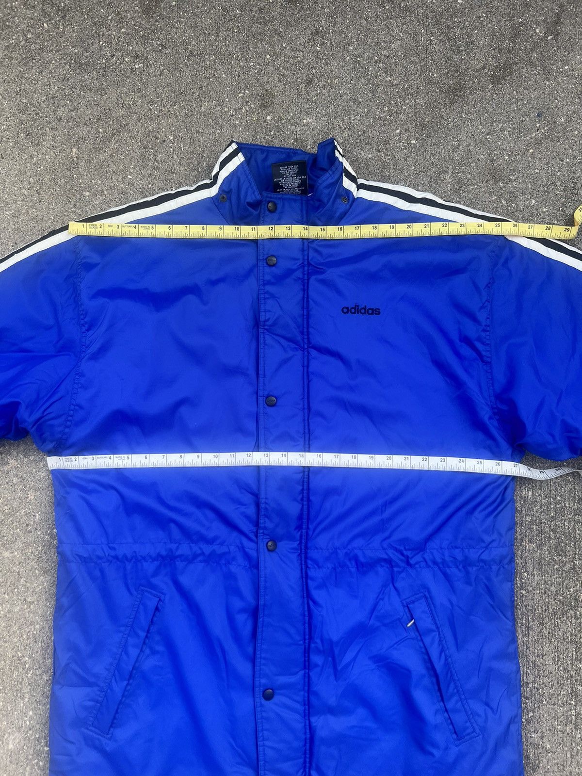 Adidas Vintage 90s Adidas Logo Box Parka Line Jacket Size US L / EU 52-54 / 3 - 4 Thumbnail