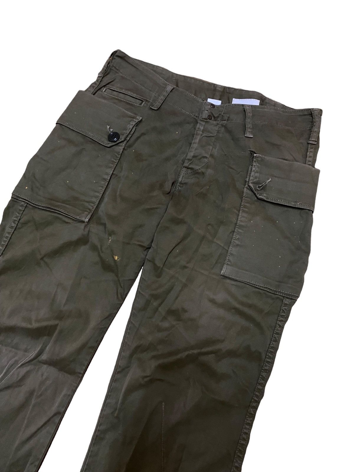 Japanese Brand 💥Japanese Military Quadro Cargo Pant Size US 32 / EU 48 - 2 Thumbnail