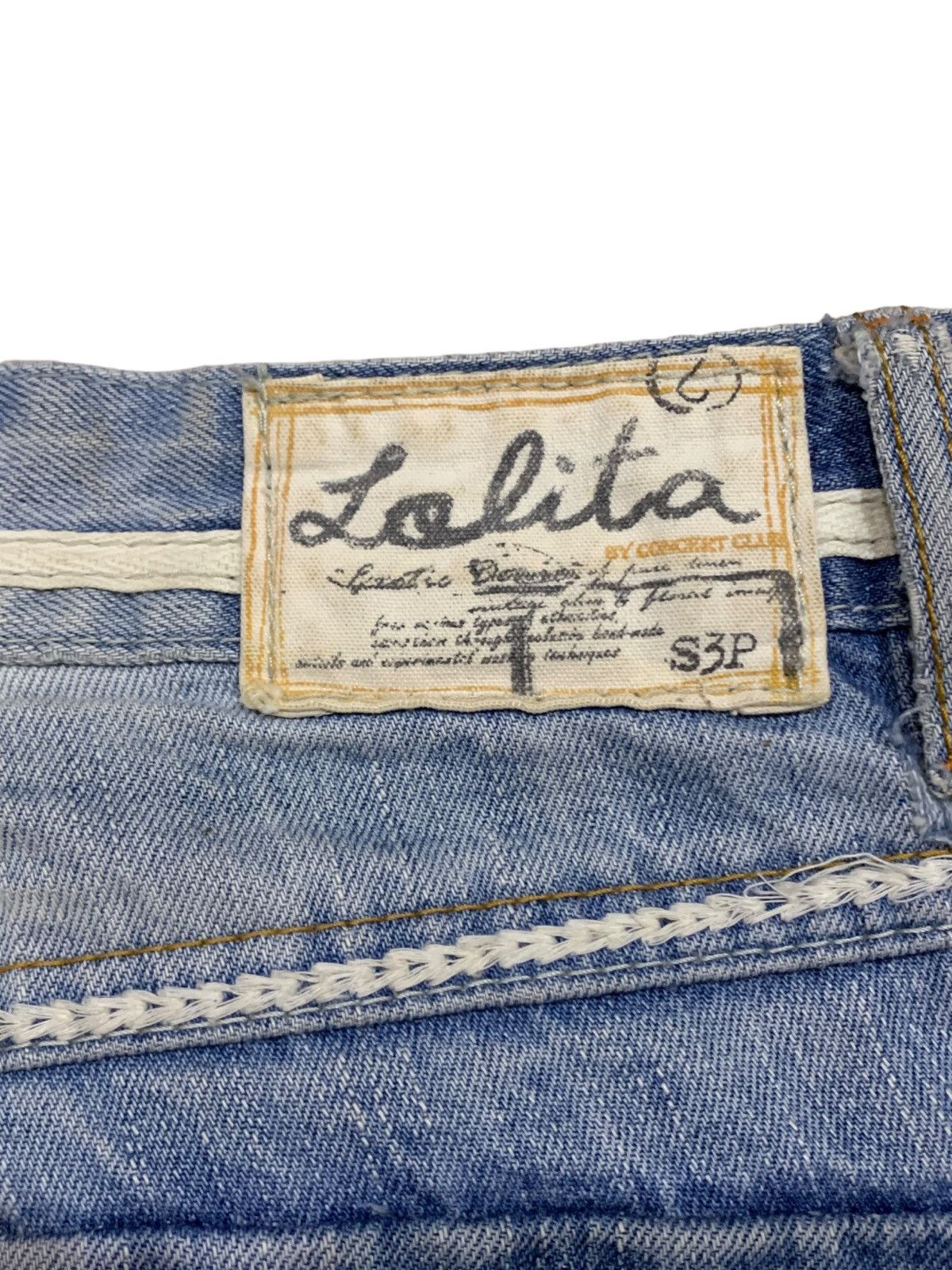 If Six Was Nine × Japanese Brand Vintage Yoshitomo Nara Lolita Japan Distressed Jean Size US 32 / EU 48 - 14 Thumbnail