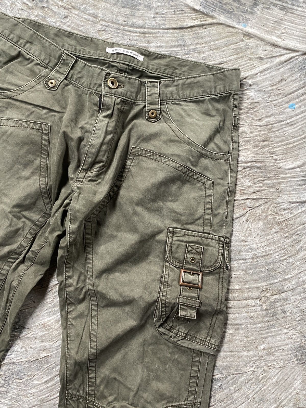 Michel Klein ❗️LADIES❗️Michel Klein HOMME Cargo Pant Style Bootcut Size US 33 - 8 Thumbnail