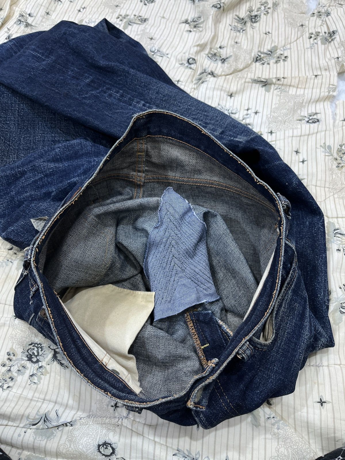 Denime (Qqqq). 🔥🔥🔥ARCHIVE RARE DENIME JAPAN FADED JEANS Size US 33 - 11 Thumbnail