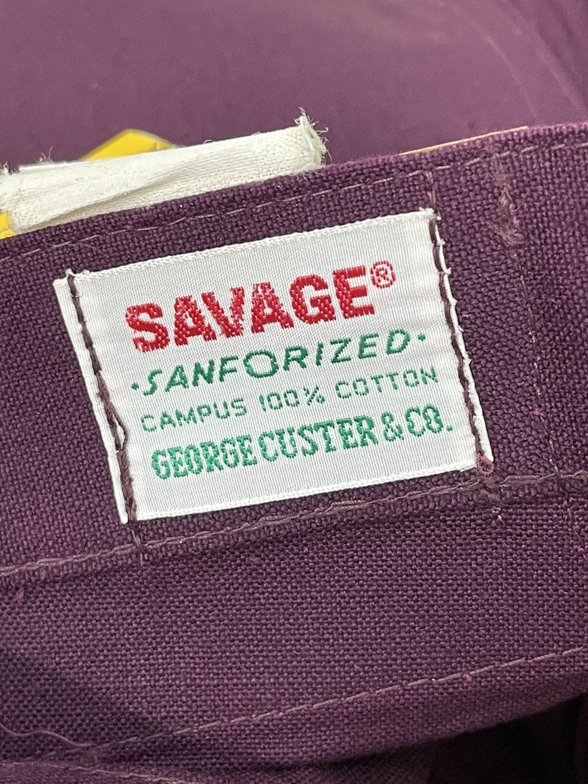 Japanese Brand Flare Jeans Savage Deadstock Vtg 70s Bell Bottom 5🟦8 Size US 27 - 20 Thumbnail