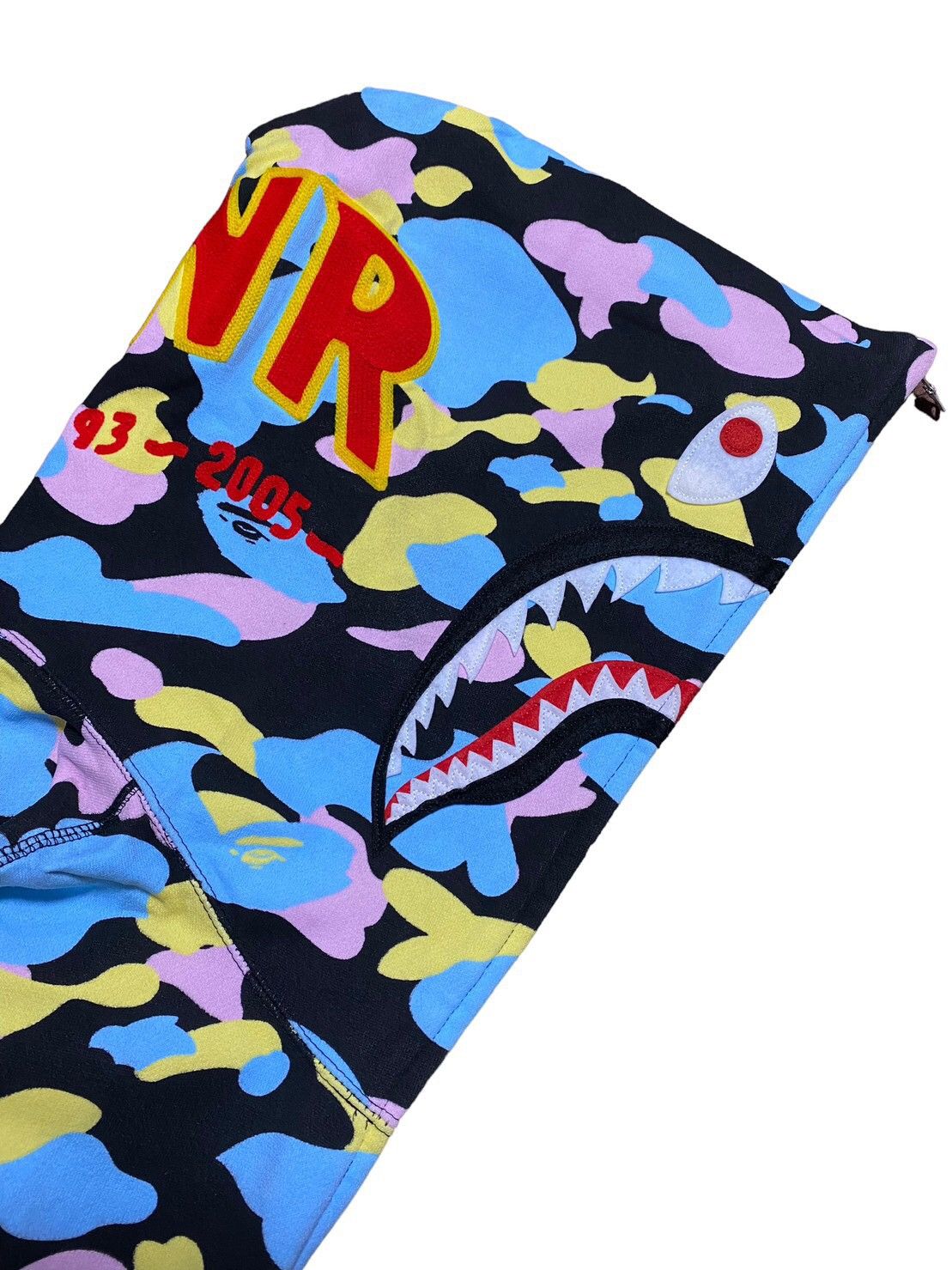 Bape BAPE NEW multi camo 2nd shark full zip hoodie Size US M / EU 48-50 / 2 - 2 Thumbnail
