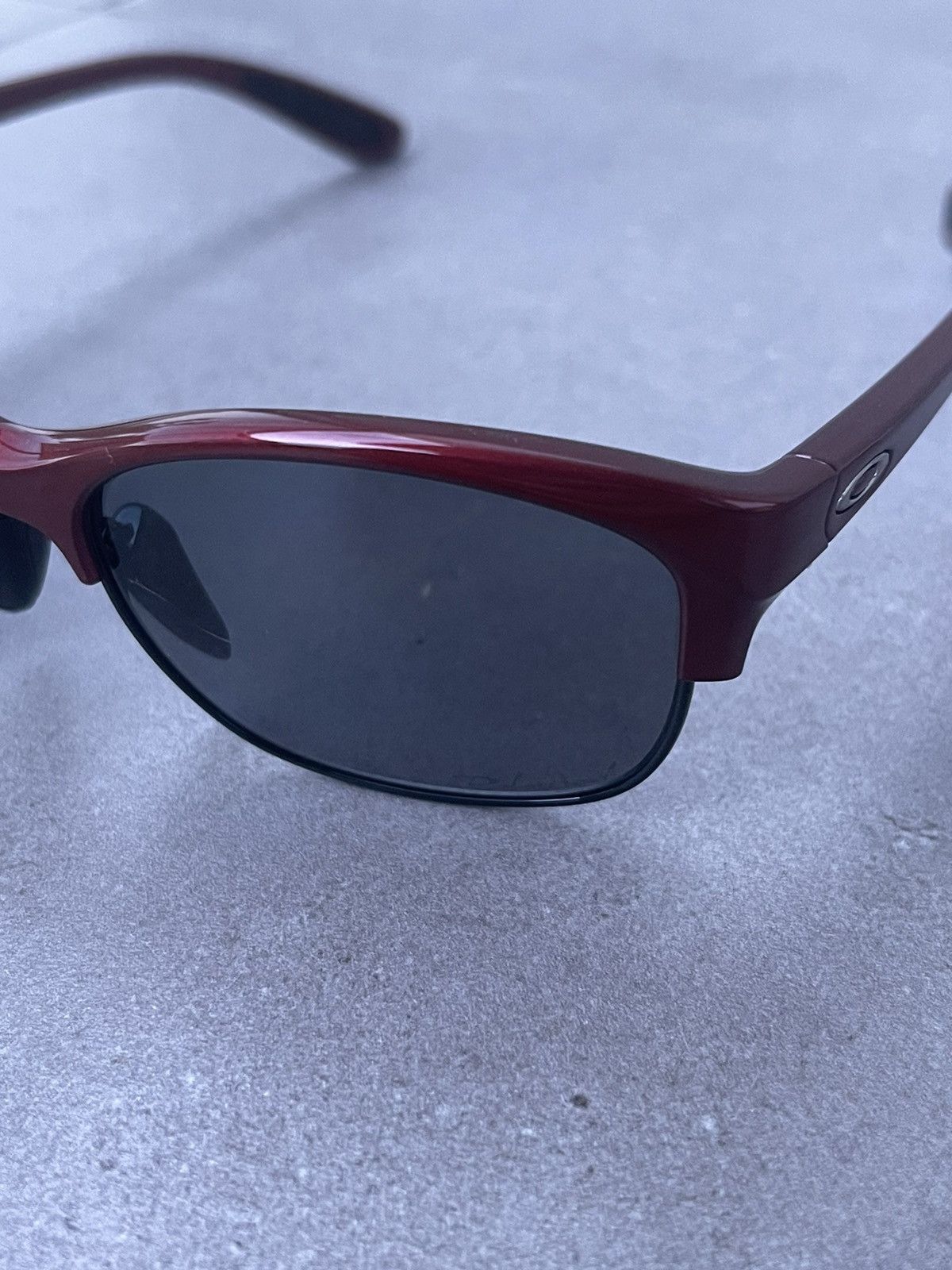 image of Oakley Oo9204-06 "rsvp" Dark Cherry Sunglasses, Women's