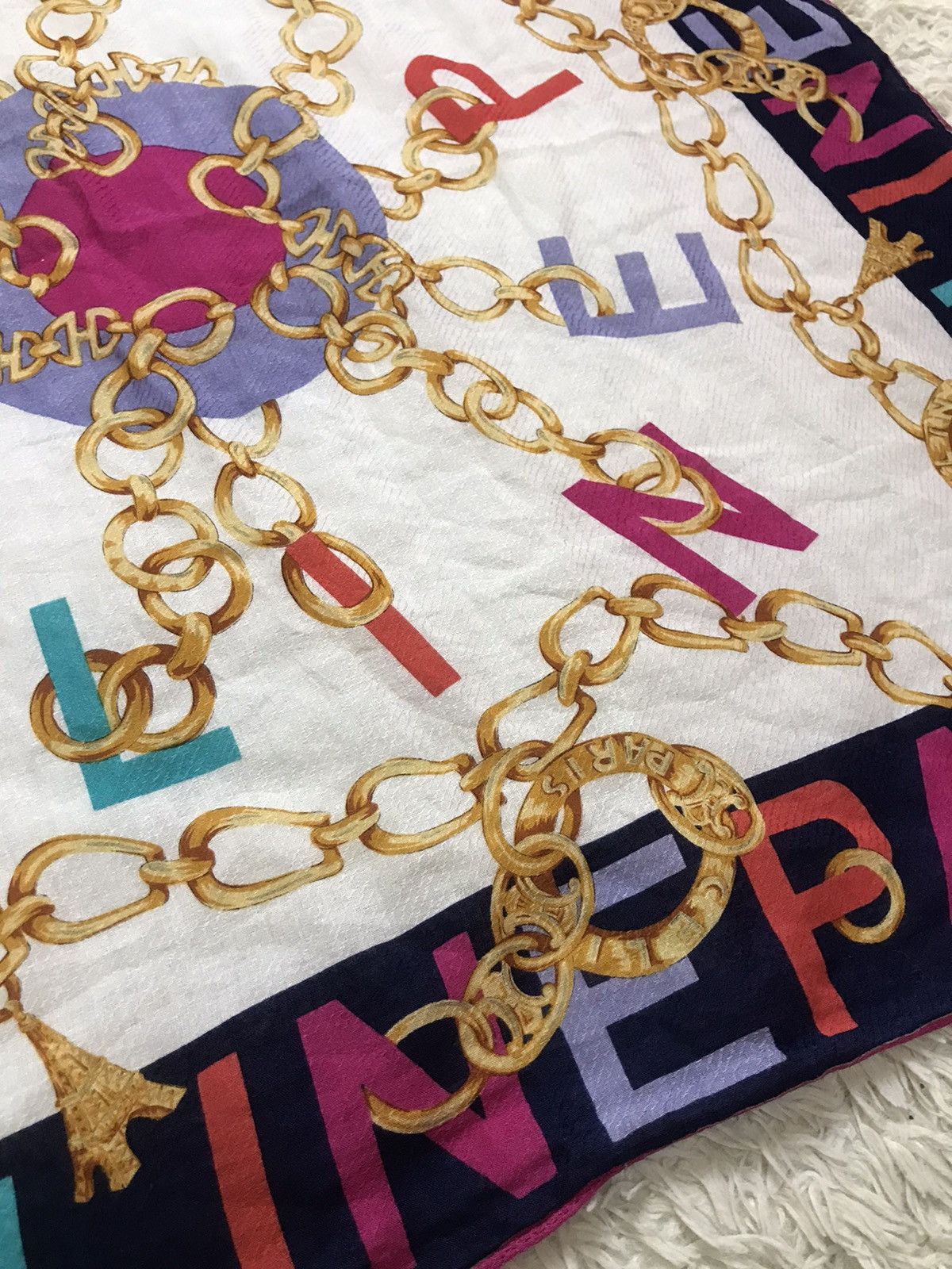Celine ‼️CELINE SPELL OUT HANDKERCHIEF/BANDANA/NECKERCHIEF‼️ Size ONE SIZE - 5 Thumbnail