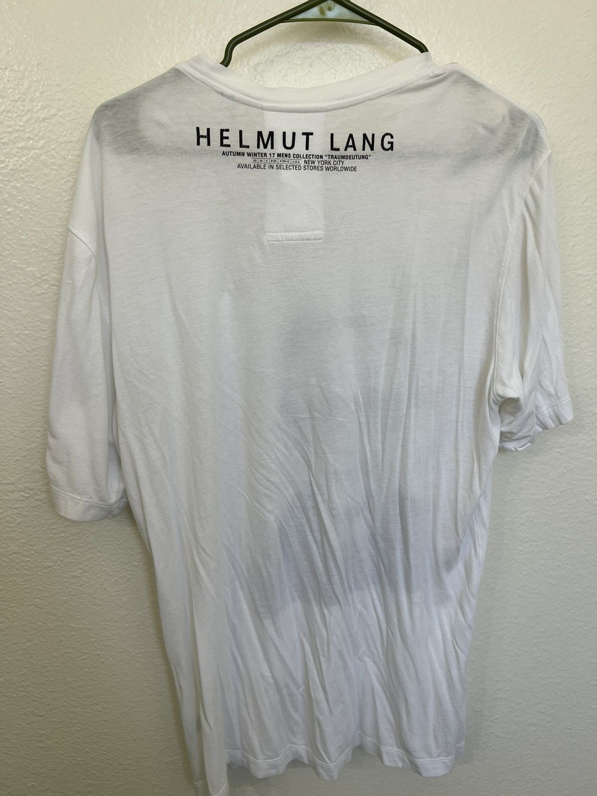 Helmut Lang Helmut Lang Ghost Face Tee Size US L / EU 52-54 / 3 - 4 Thumbnail