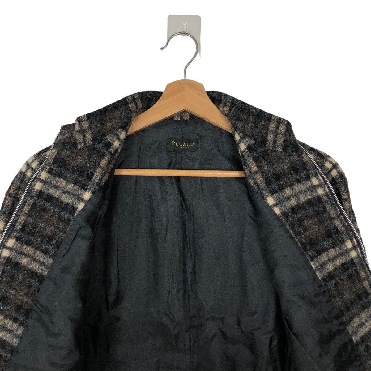 Japanese Brand VINTAGE TARTAN DESIGN JACKET REGARO ISSEY MIYAKE JAPAN Size US M / EU 48-50 / 2 - 10 Thumbnail