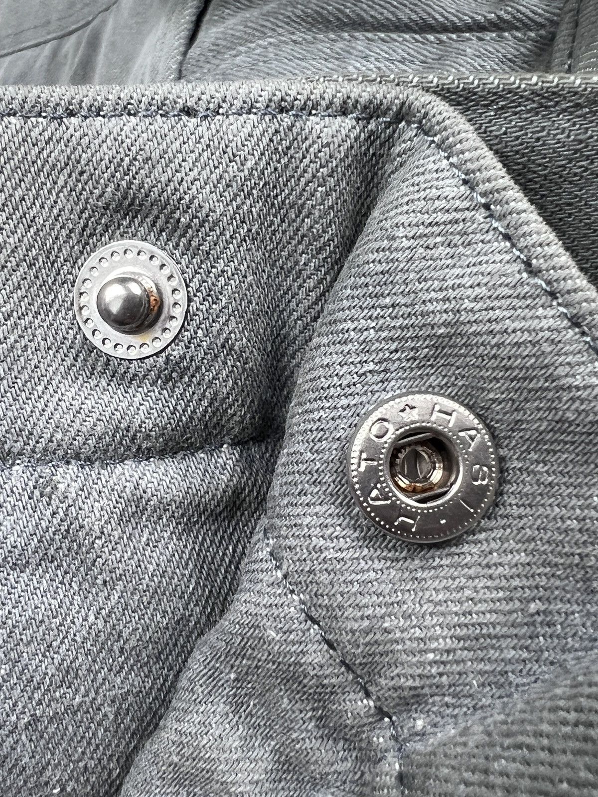 Head Porter × Porter Head Porter Grey Denim Tote Bag Size ONE SIZE - 15 Thumbnail