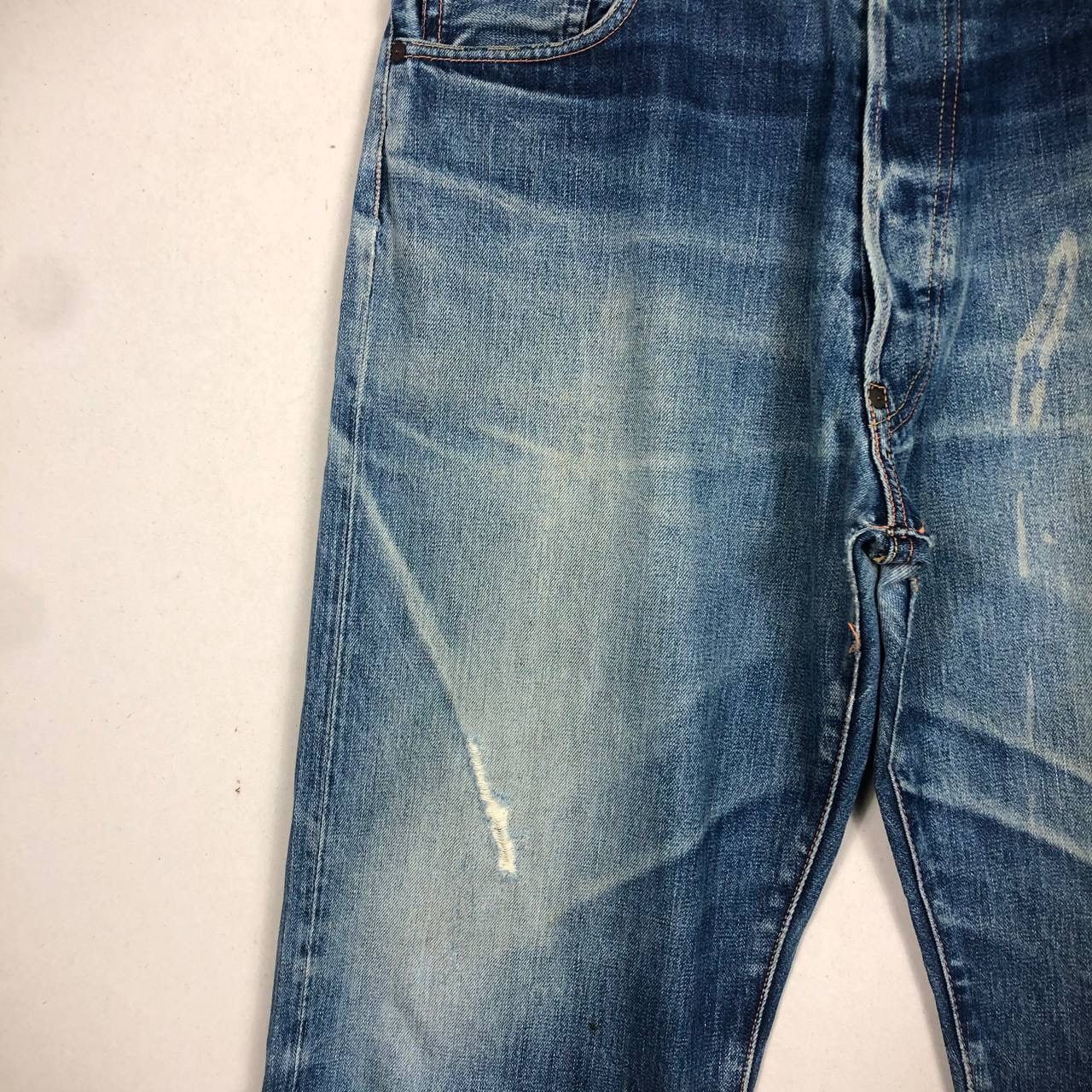 Evisu Distressed Evisu Selvedge Trash Jeans Destroyed Denim Size US 35 - 6 Thumbnail