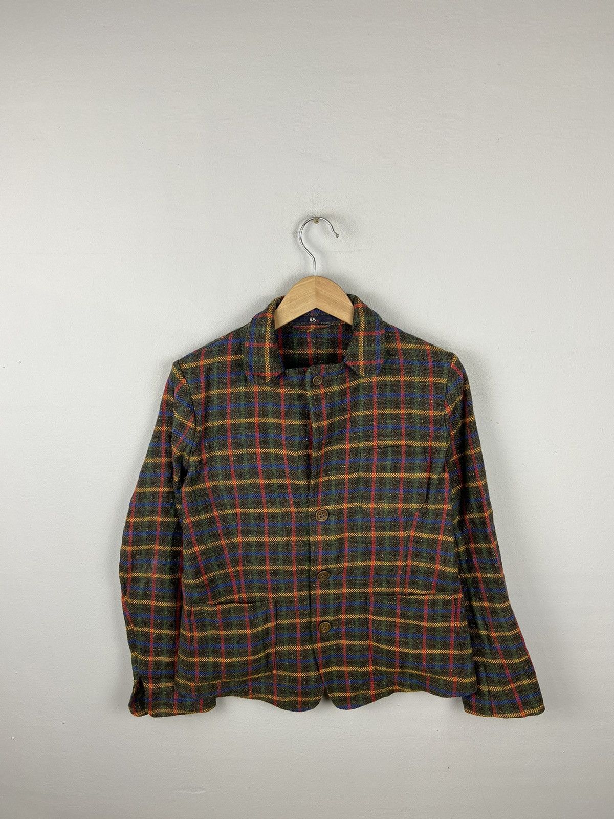 45rpm 45rpm Tartan Checked Woolen Jacket Size M / US 6-8 / IT 42-44 - 1 Thumbnail