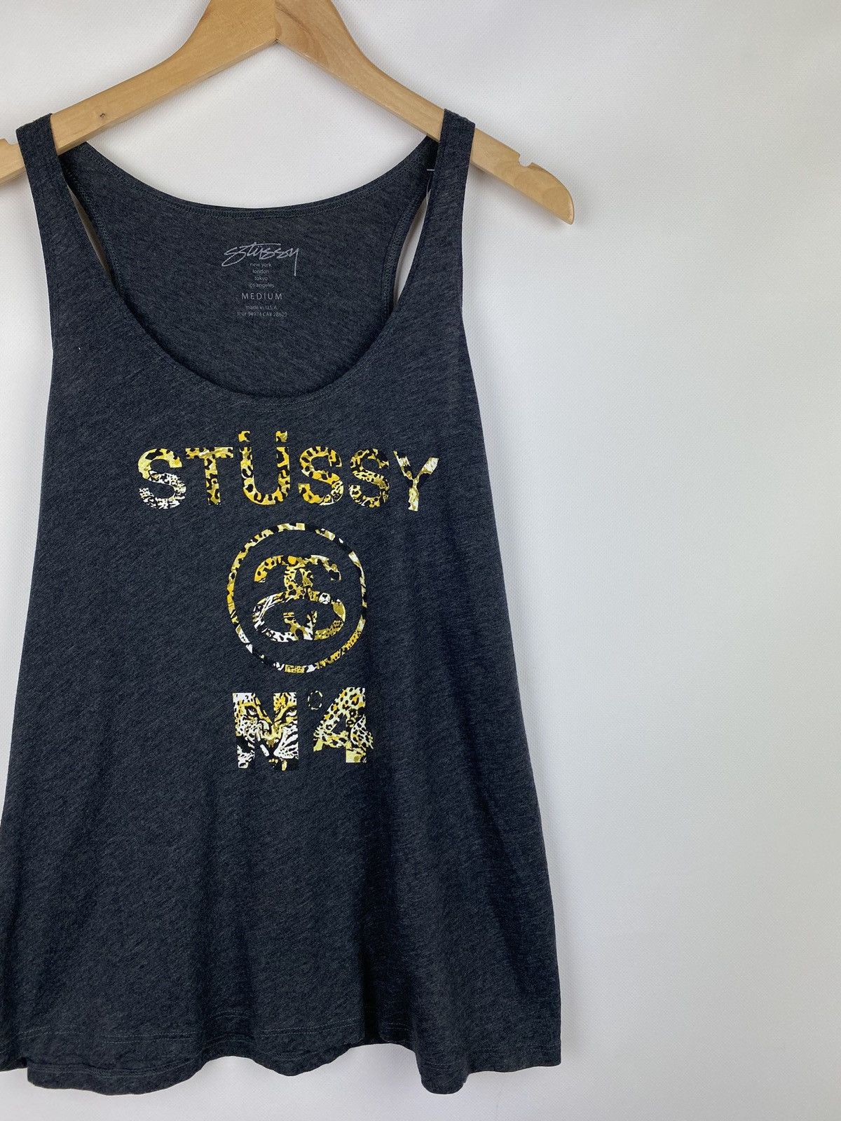 Stussy Stussy men’s big logo sleeveless tank top size M Size US M / EU 48-50 / 2 - 7 Thumbnail