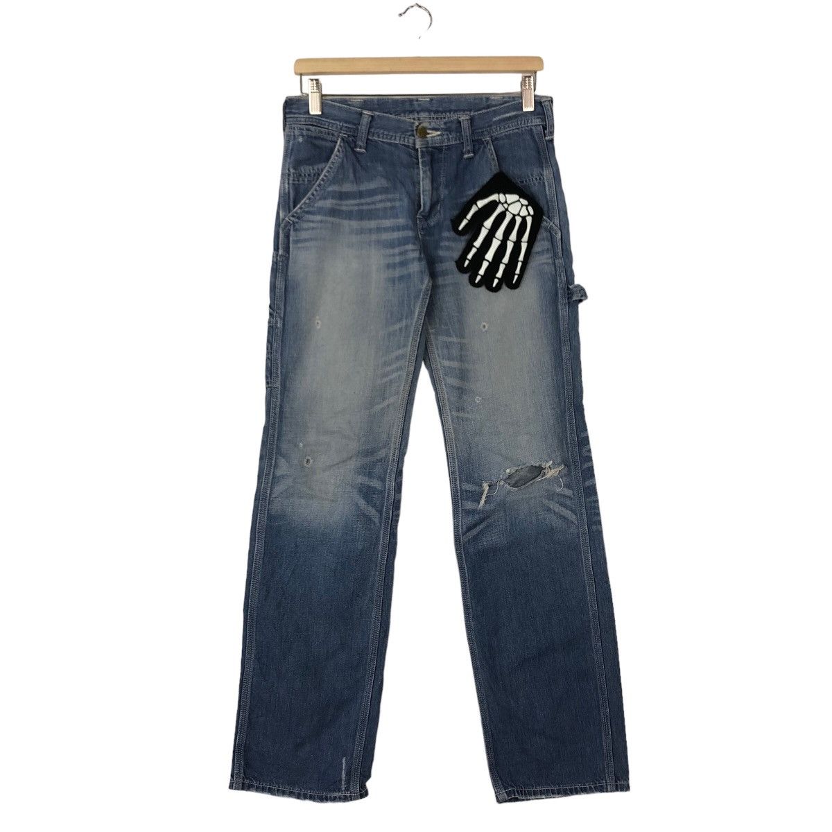 Japanese Brand VINTAGE UNION MADE LEE SANFORIZED DENIM PANTS USA Size US 30 / EU 46 - 1 Thumbnail