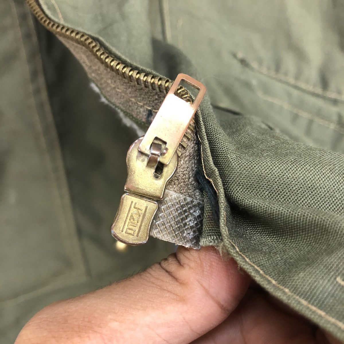 Vintage Vintage Army Jacket Lampo Zipper Size US XL / EU 56 / 4 - 8 Thumbnail