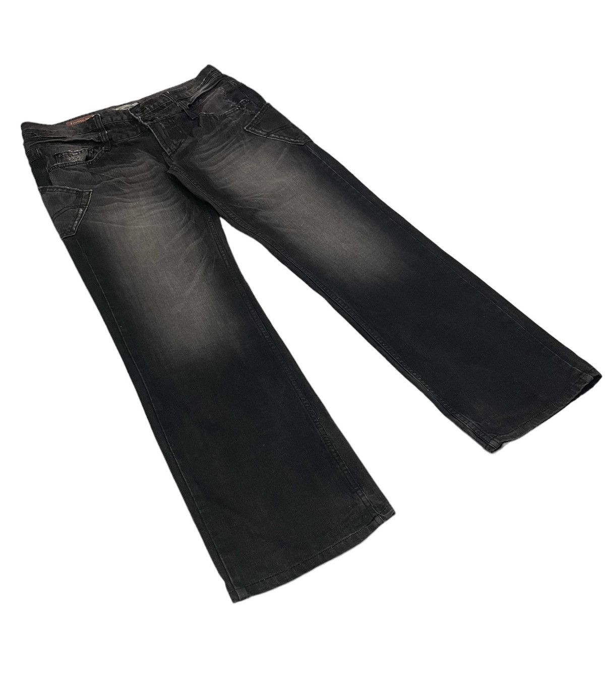 Japanese Brand × PPFM Vintage AVH Jeans Japan Double Waist Jeans Size US 36 / EU 52 - 4 Thumbnail