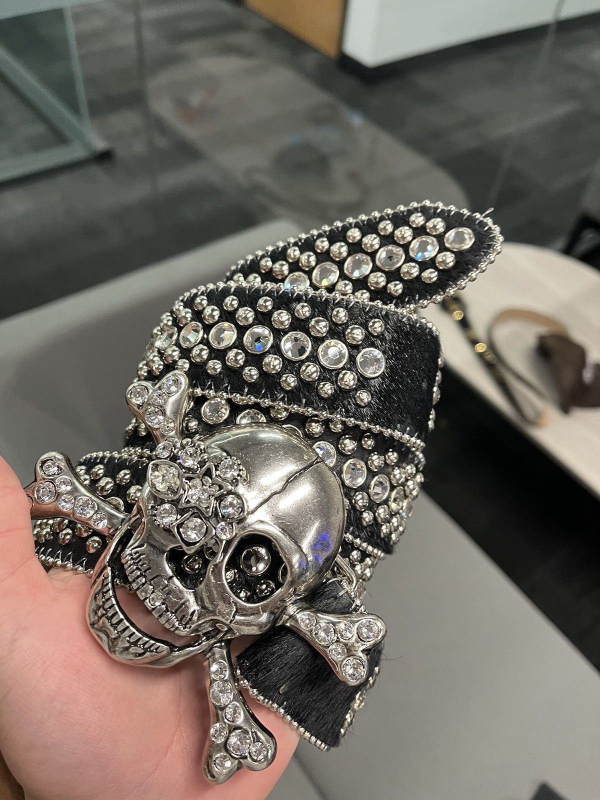 B.B. Simon BB Simon Skull Belt | Grailed