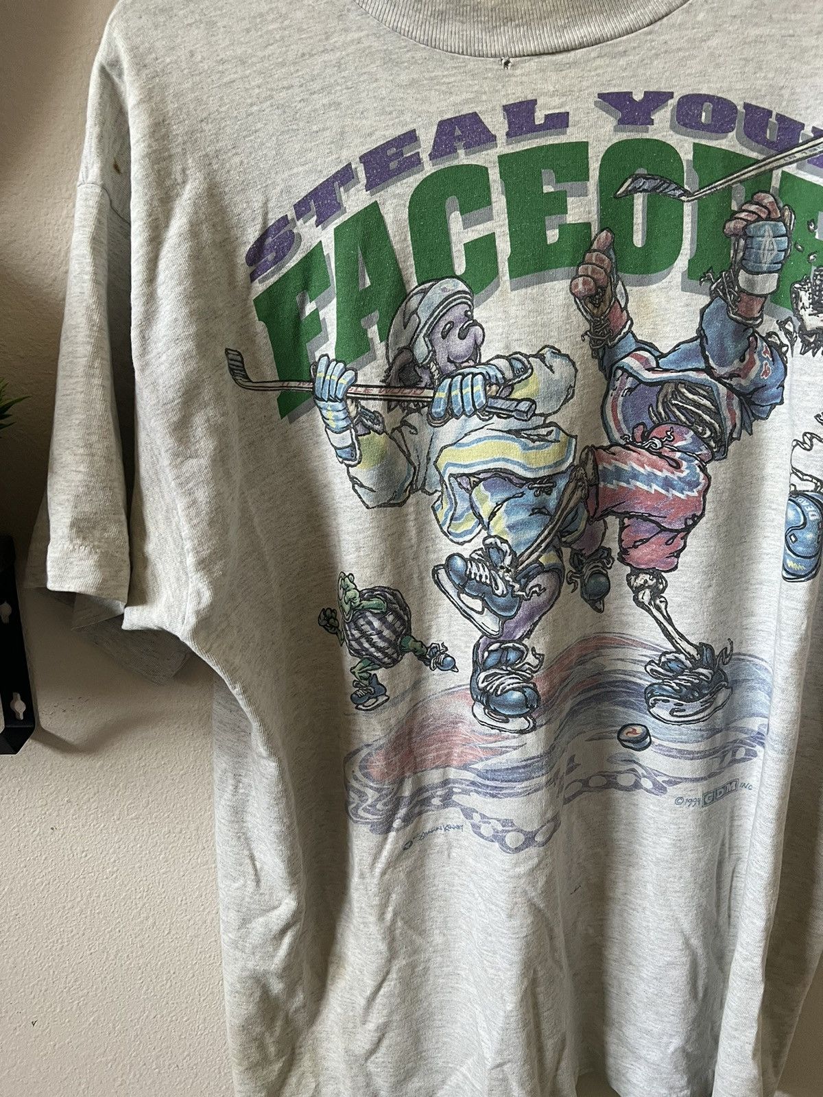 Band Tees Vintage 1994 Grateful Dead Steal Your Face Off t-shirt Size US XL / EU 56 / 4 - 5 Thumbnail