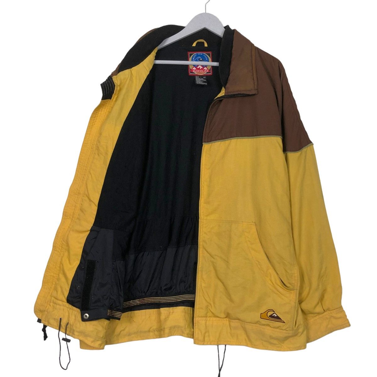 Quiksilver × Vintage 💥Y2K QUIKSILVER SNOWBOARD ZIPPER CANVAS JACKET Size US L / EU 52-54 / 3 - 2 Thumbnail