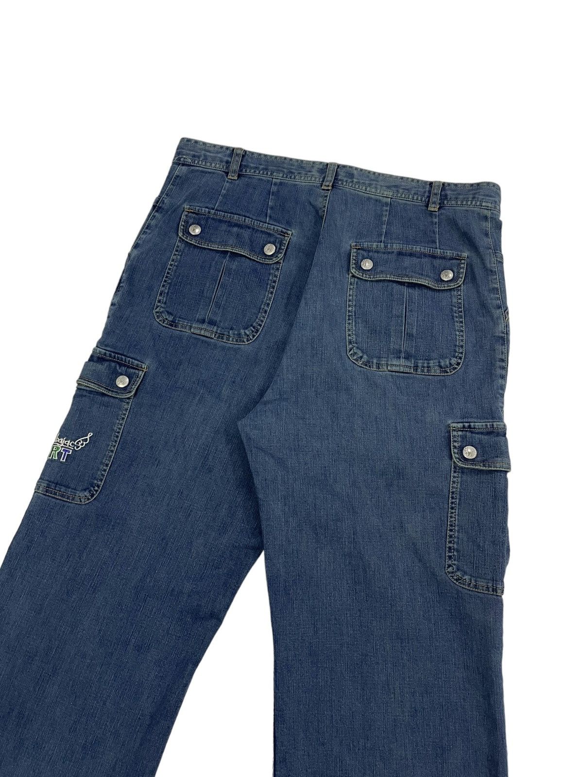 Jean Charles De Castelbajac Vintage Castelbajac Sport Cargo Jeans Embroidery Logo Size US 33 - 6 Thumbnail