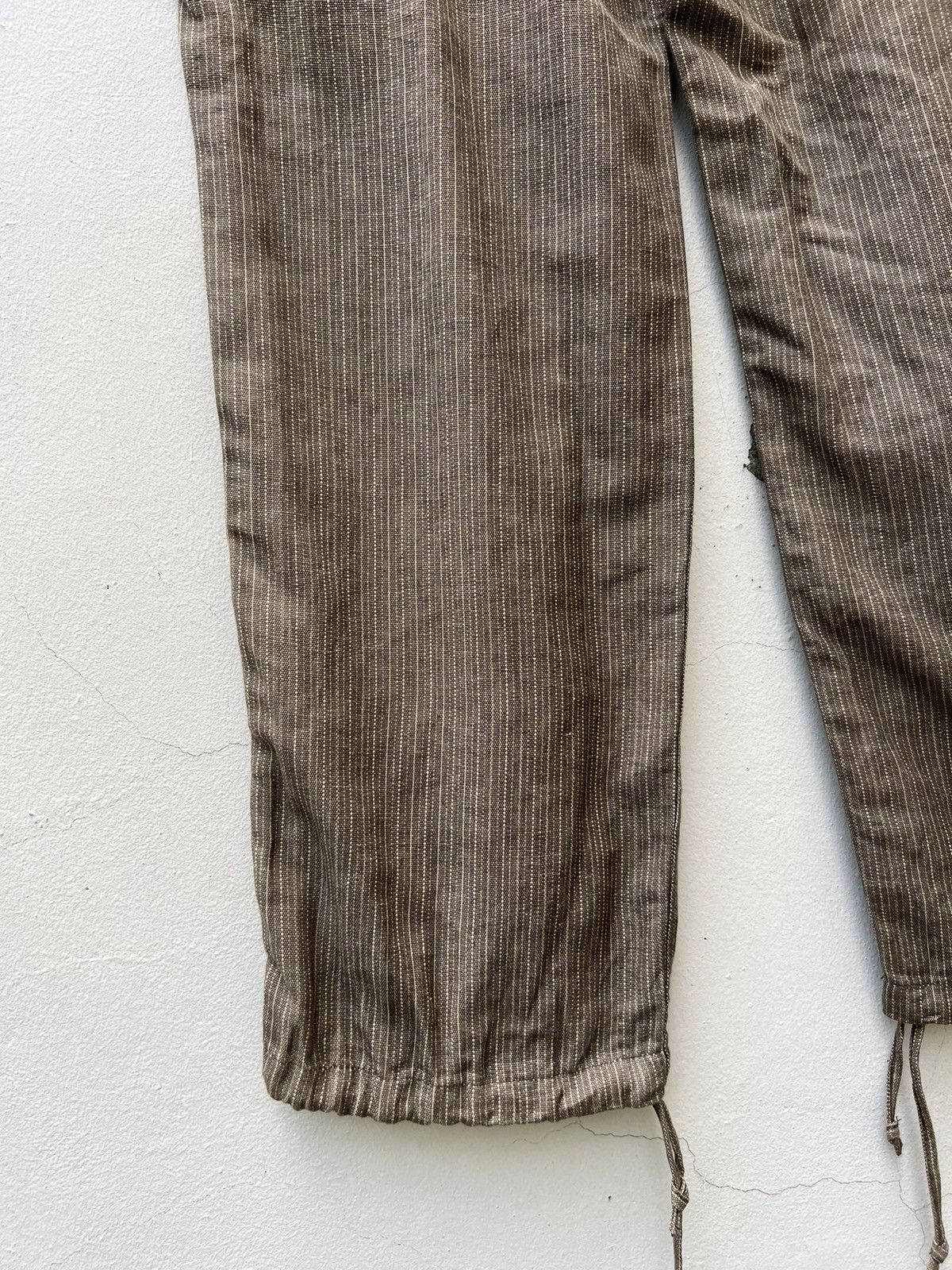 Vintage Vintage BLUEWAY Drawstring Stripe Baggy Wide Cargo Size US 34 / EU 50 - 11 Thumbnail
