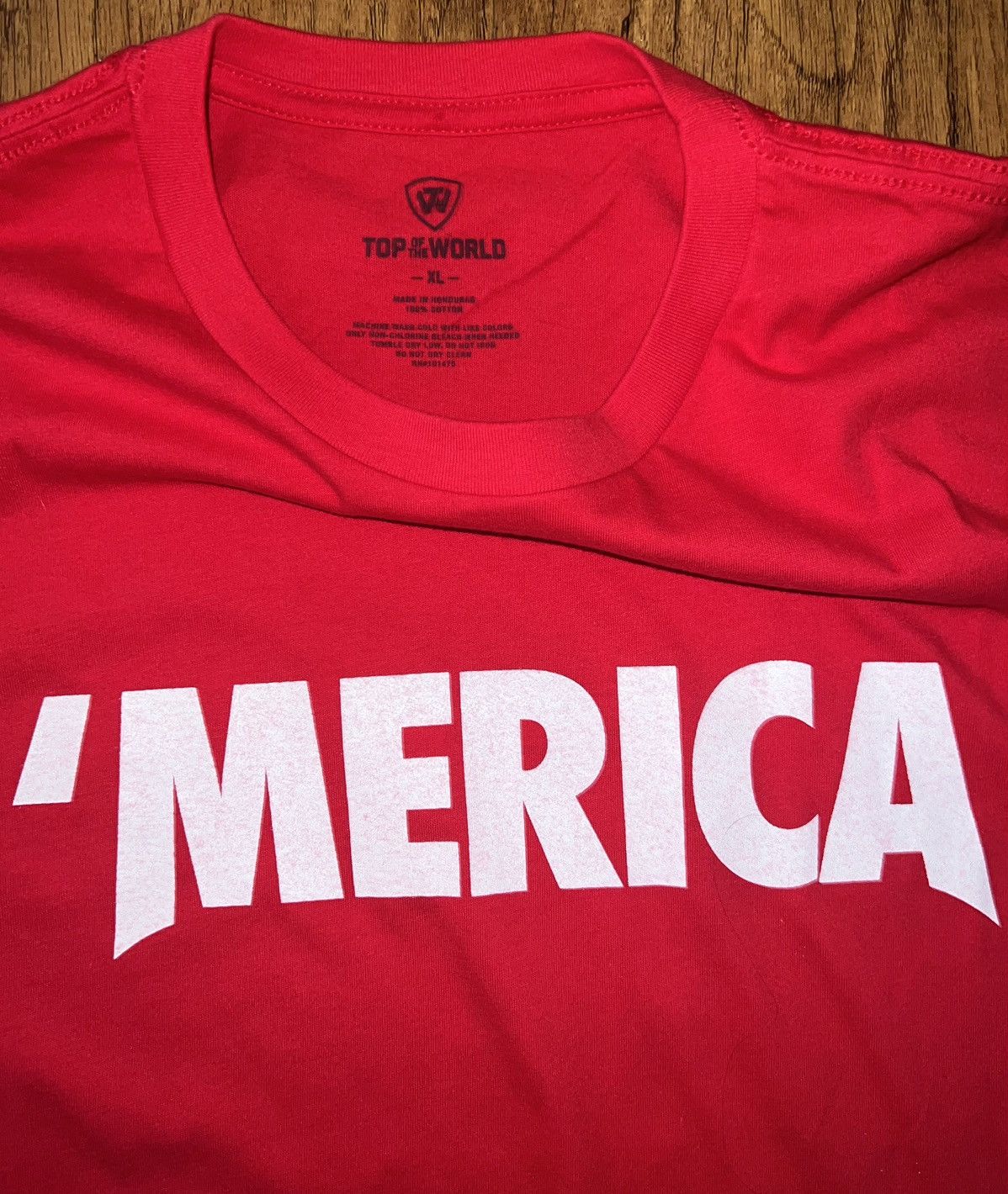 Top Of The World TOP of the WORLD ‘MERICA T-shirt Size US XL / EU 56 / 4 - 3 Thumbnail