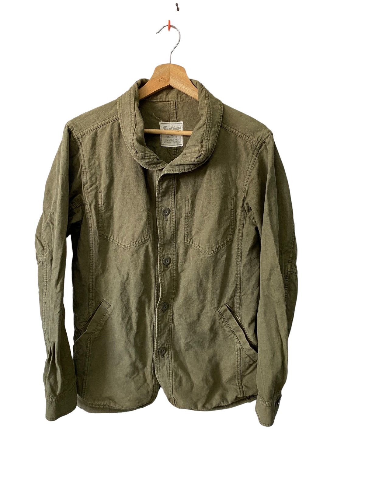 ISSEY MIYAKE MEN wool tailored jacket outer ME23-FD012 green M