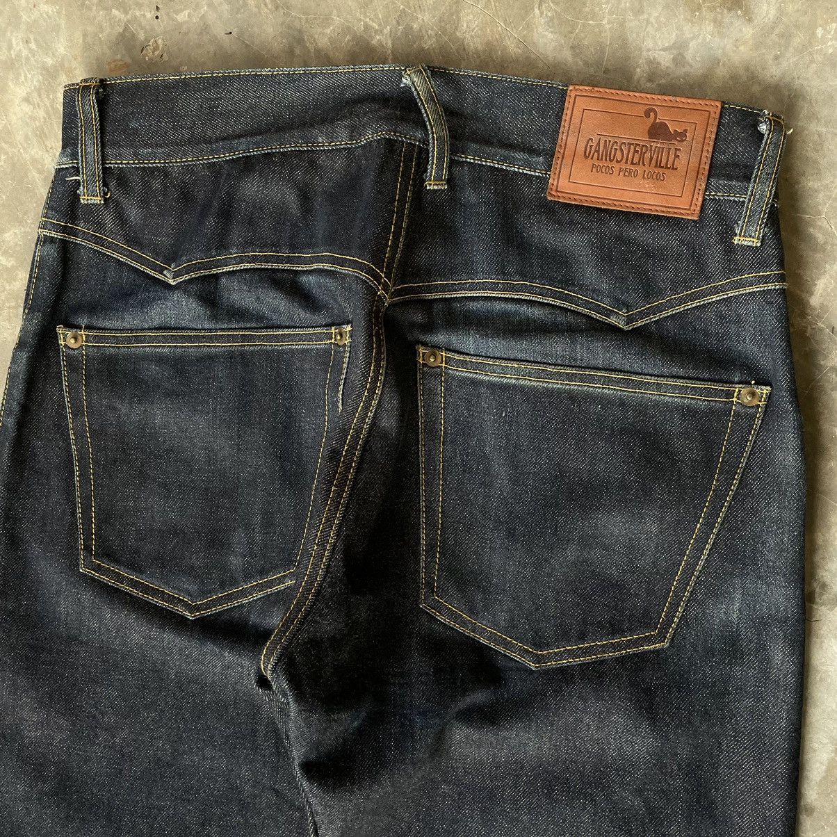 Japanese Brand Gangsterville denim jeans Size US 31 - 3 Thumbnail