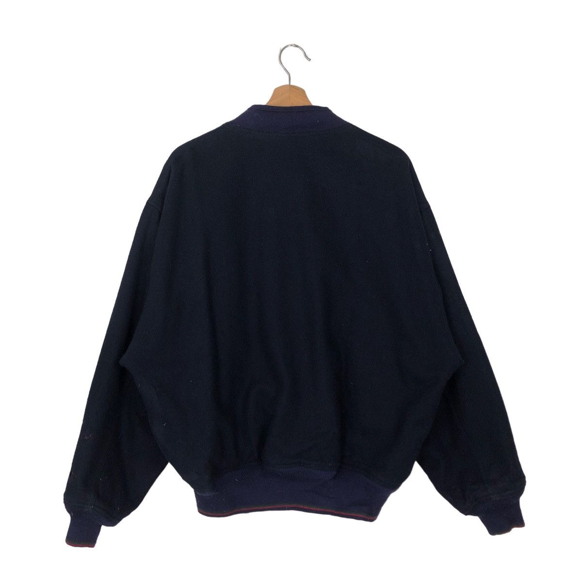 Japanese Brand VINTAGE REVERSIBLE WOOL BOMBER JACKET OTEFFE ISSEY MIYAKE Size US M / EU 48-50 / 2 - 7 Thumbnail