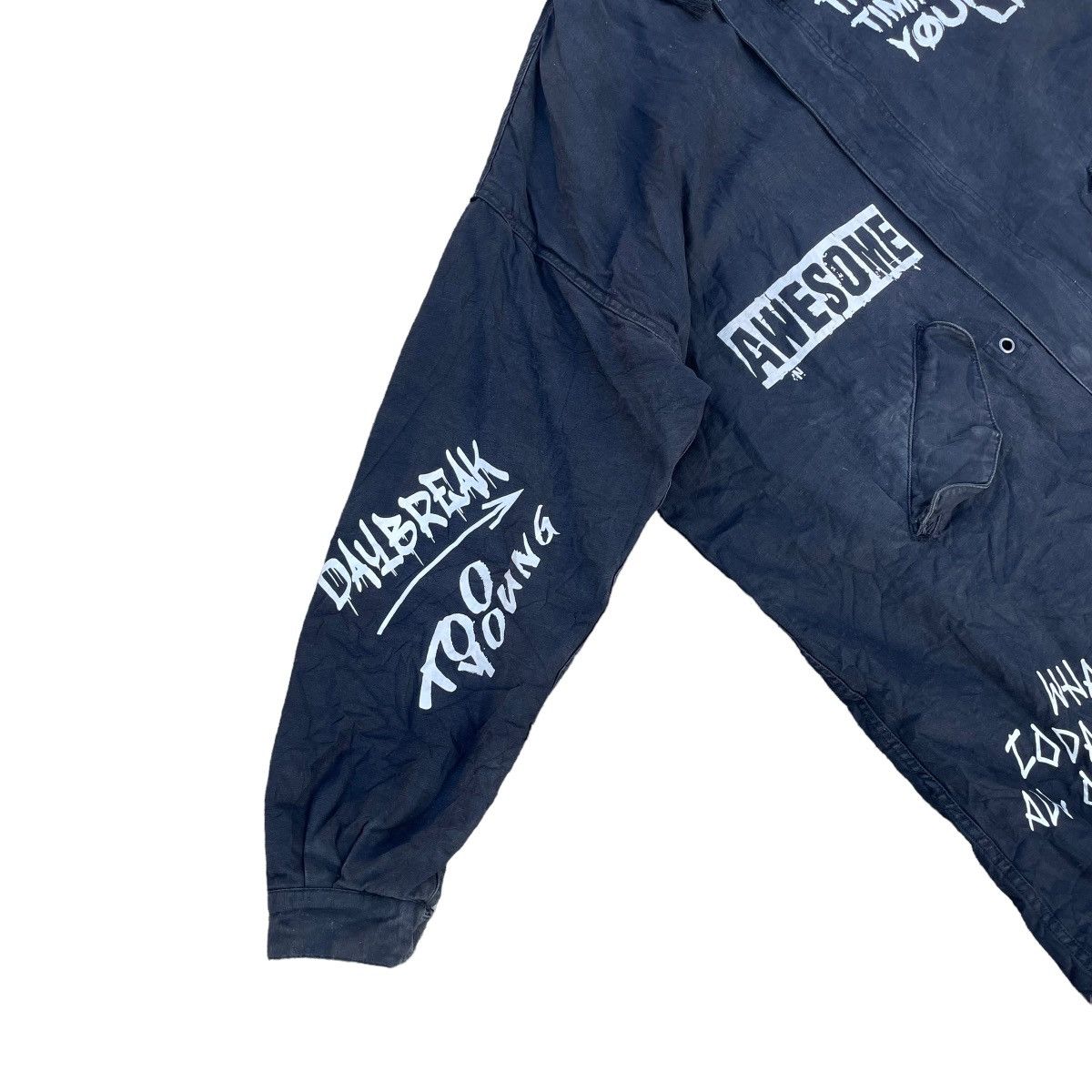 If Six Was Nine × Japanese Brand × Le Grande Bleu (L.G.B.) 🇯🇵 JUNGLE STORM PUNK GOTHIC FUR HOODIE JACKET Size US XXL / EU 58 / 5 - 3 Thumbnail