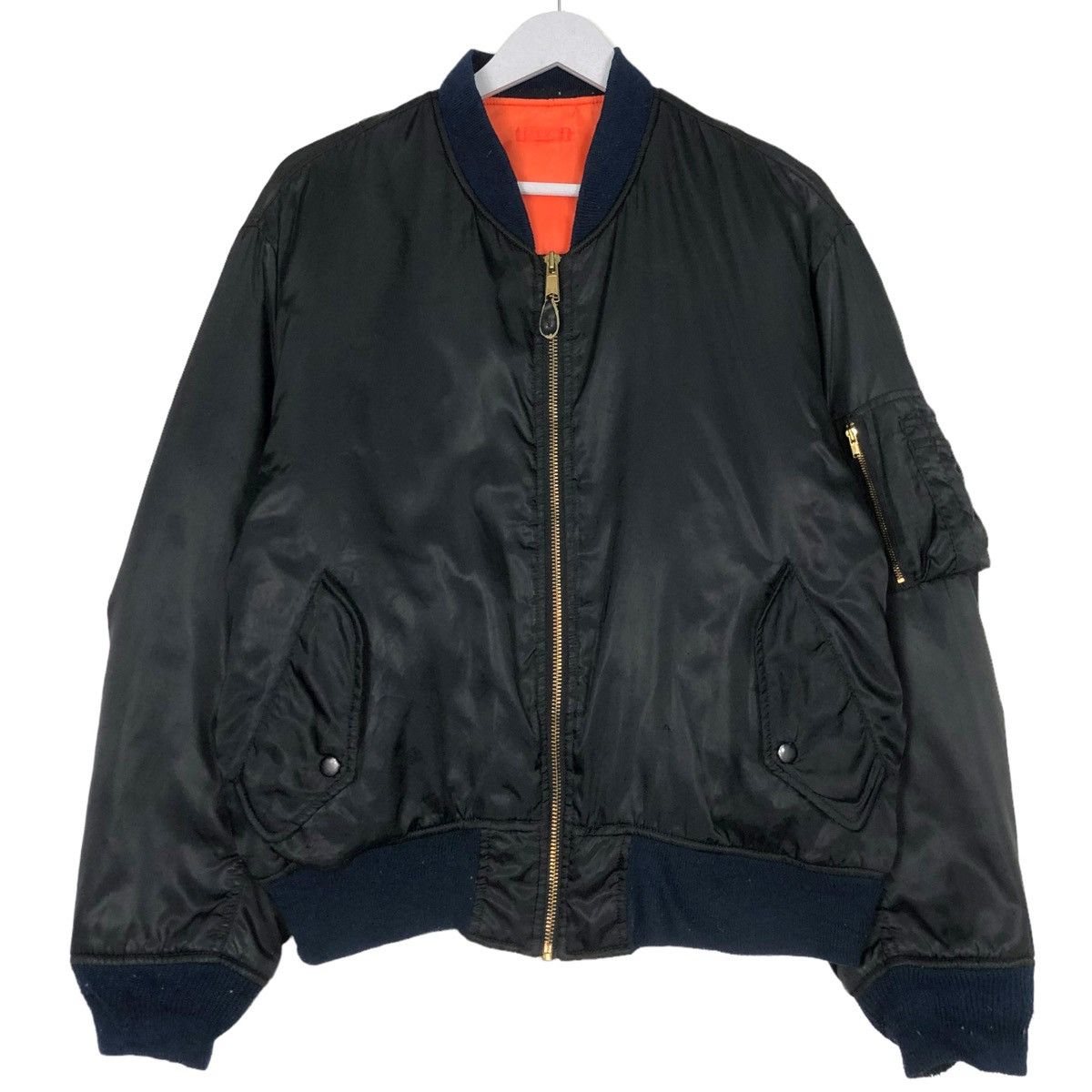 Beauty Beast × Japanese Brand 💥90s JAPAN MA-1 FLIGHT RIOT BOMBER JACKET Size US L / EU 52-54 / 3 - 1 Thumbnail