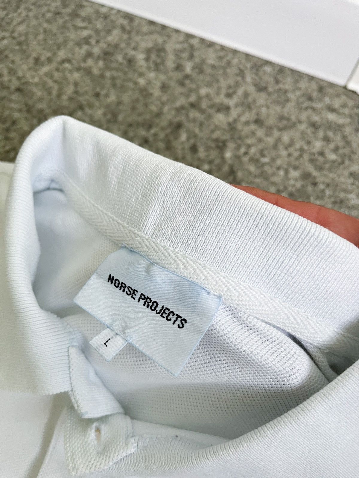 Norse Projects × Vintage NORSE PROJECTS THIES PIQUE MENS POLOS Size US L / EU 52-54 / 3 - 4 Thumbnail