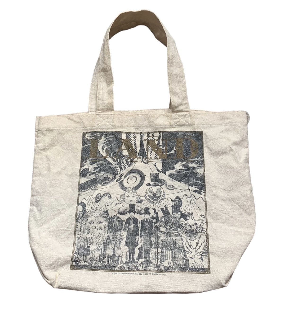 tour 2013 GO LAND by takashi murakami tote bag