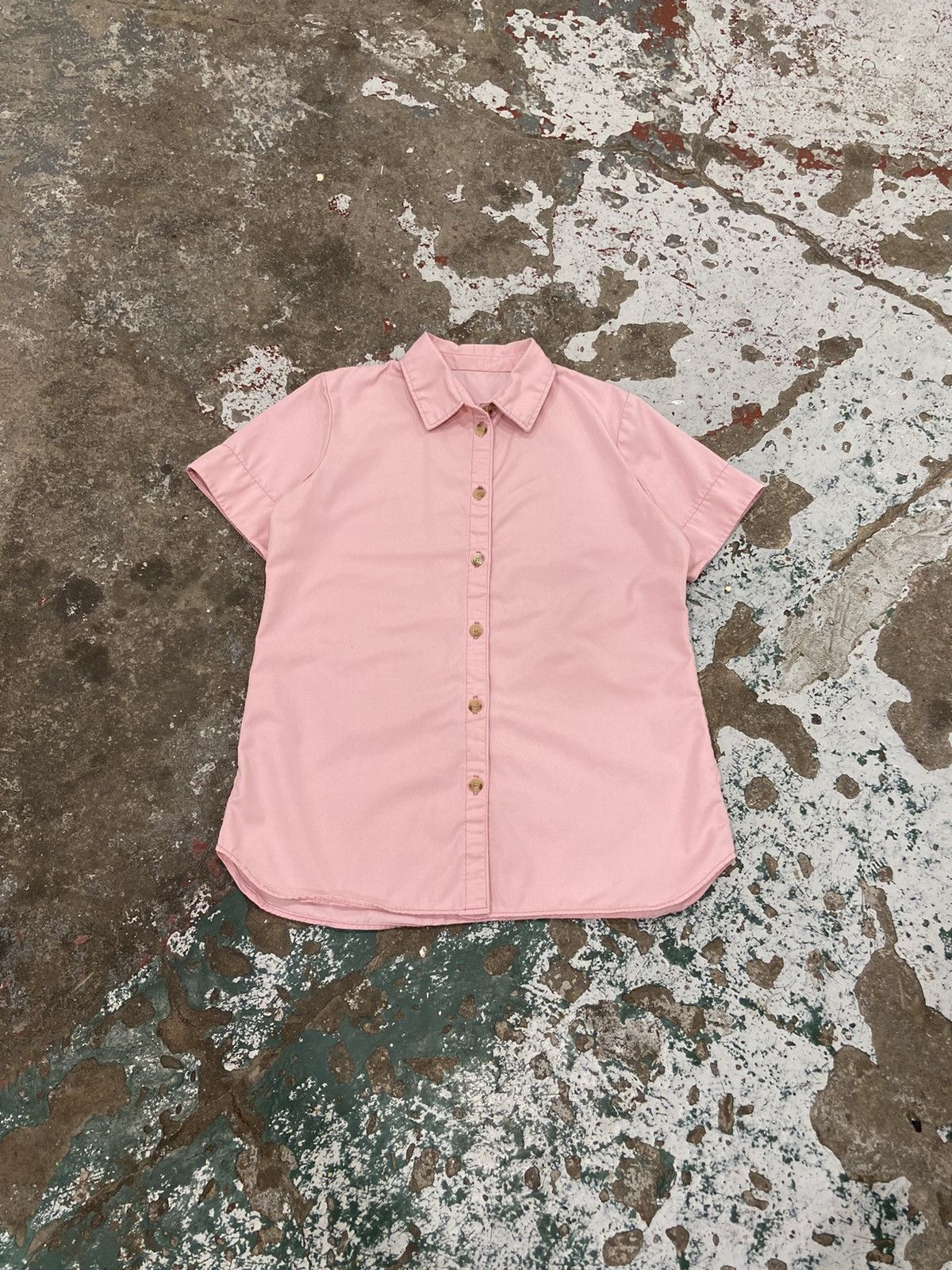 Vintage Vintage 1990s Pink Button-up Shirt Size US M / EU 48-50 / 2 - 1 Thumbnail