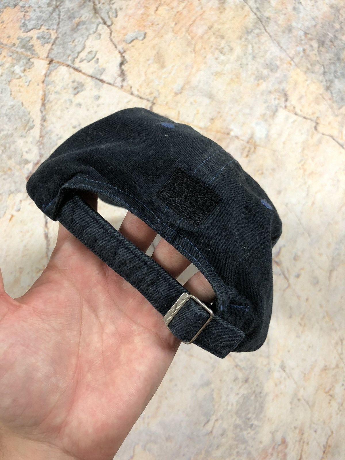 Nike × Vintage Nike vintage hat cap black big logo Size ONE SIZE - 3 Thumbnail