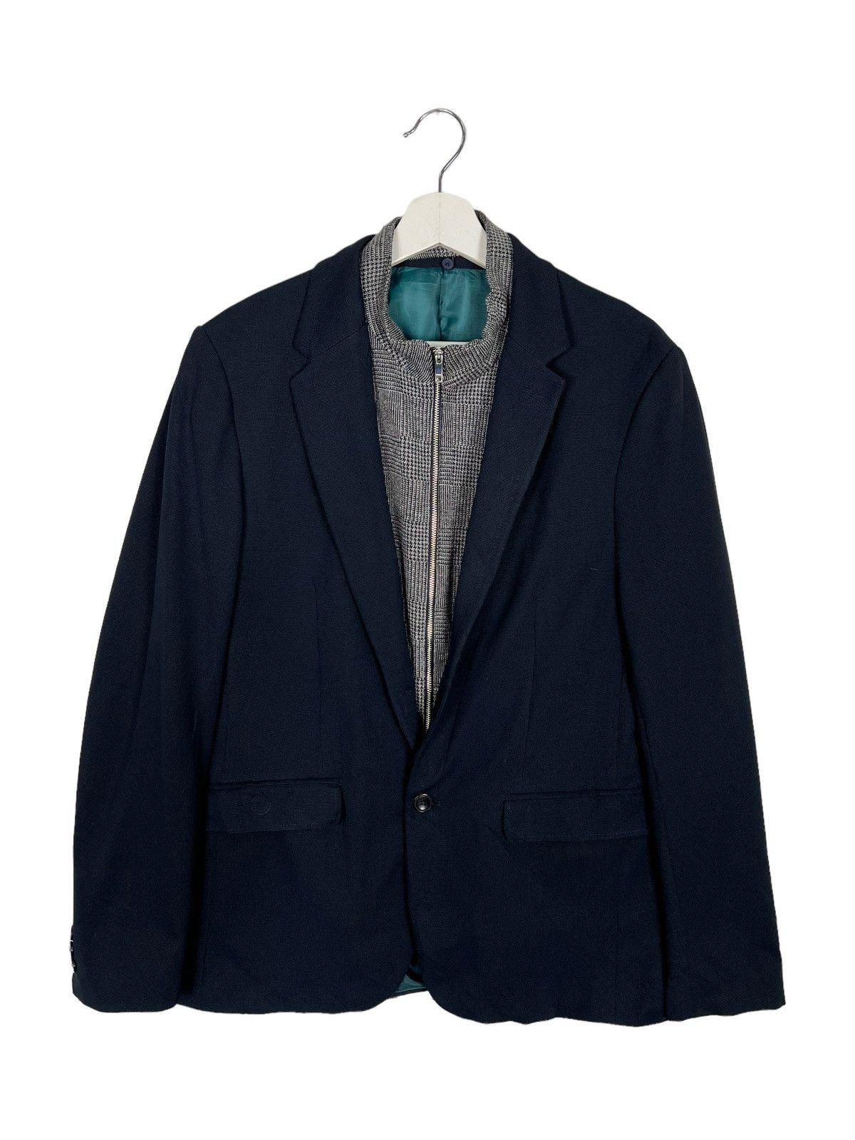 Japanese Brand × Zara 🔥 ZARA LAYERED BLAZER JACKET Size US L / EU 52-54 / 3 - 5 Thumbnail