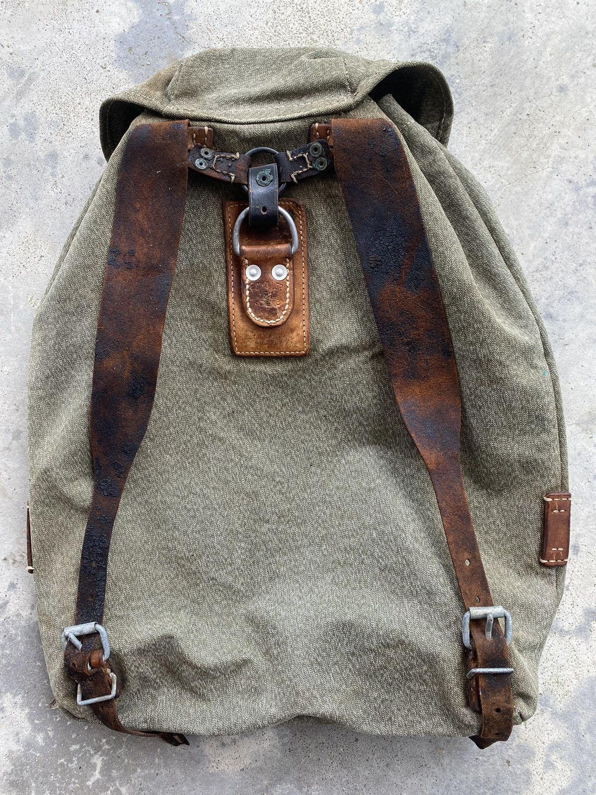 Vintage True Vintage Issue 1957 Rucksack Bag Pack Swiss Army Size ONE SIZE - 5 Thumbnail